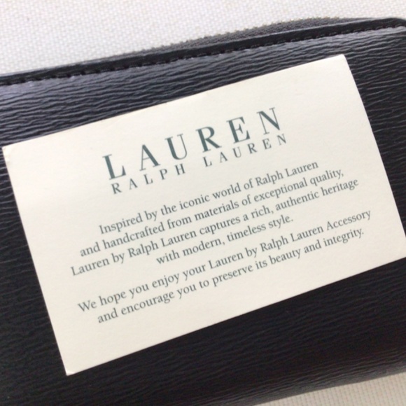 Ralph Lauren Zip Wristlet Black - Picture 11 of 15